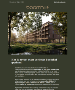 Woensdag 24 juni start de verkoop