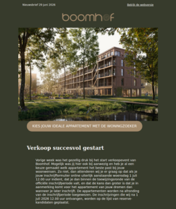 Reminder: inschrijven tot aanstaande woensdag 12.00 uur!